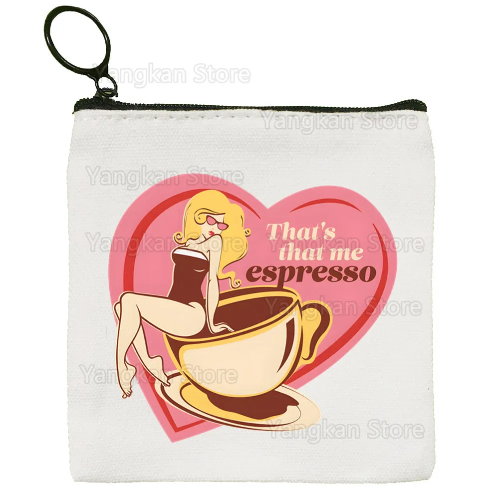 Sabrina Carpenter Short N' Sweet Women's Pure White Bag Handmade Cloth Bag Coin Purse Handbag