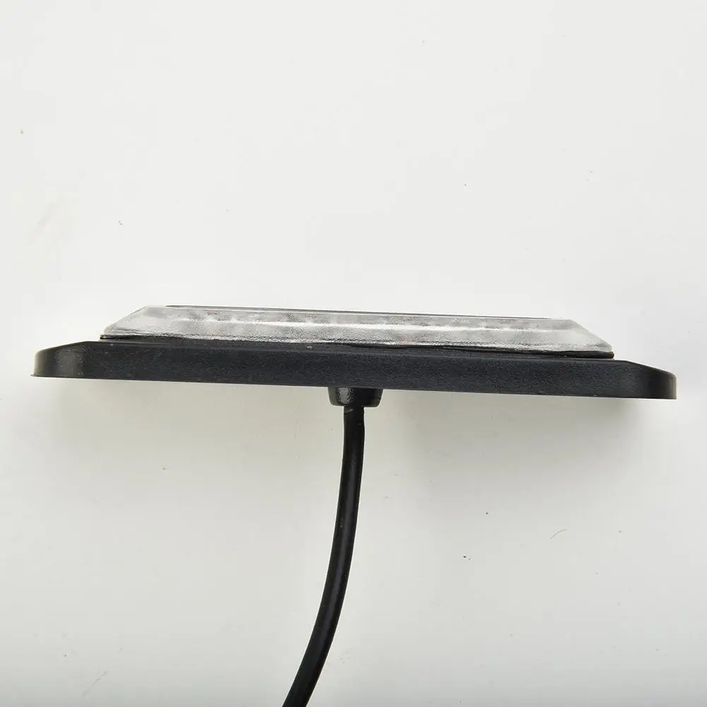 

Hot New Pratical Useful Durable Car Light Truck Urgent Van Warning With Screws Yellow 12-24V 12W 333mA 4LED Bar