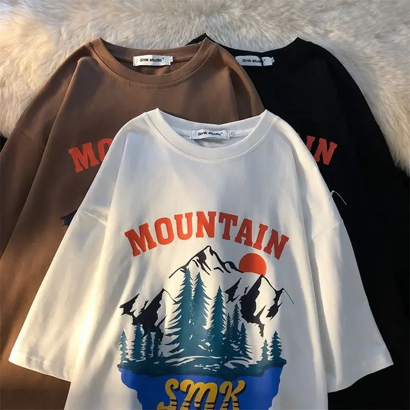 

streetwear graphic t shirts anime tees women 100℅ cotton plus size top harajuku fashion men clothing funny printed oversized