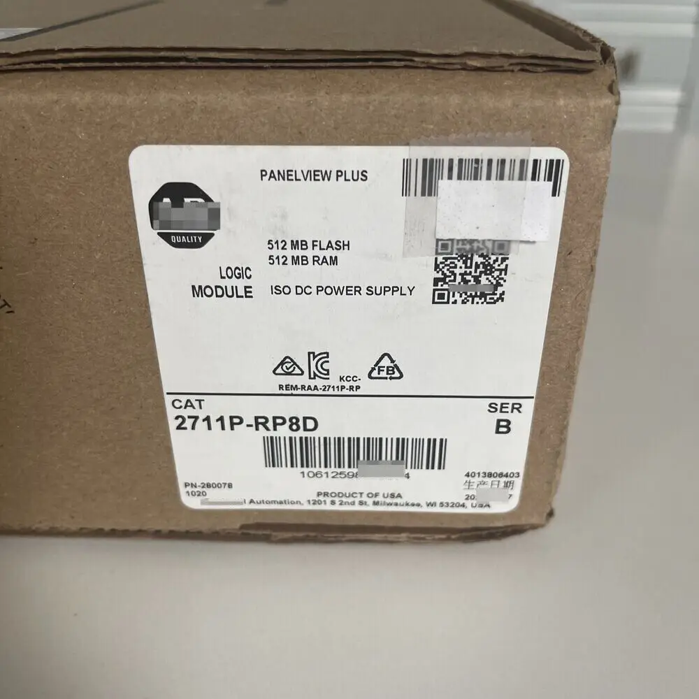 

2711P-RP8D / B Surplus Sealed 2711P-RP8D PANELVIEW PLUS Logic Module New1pcs