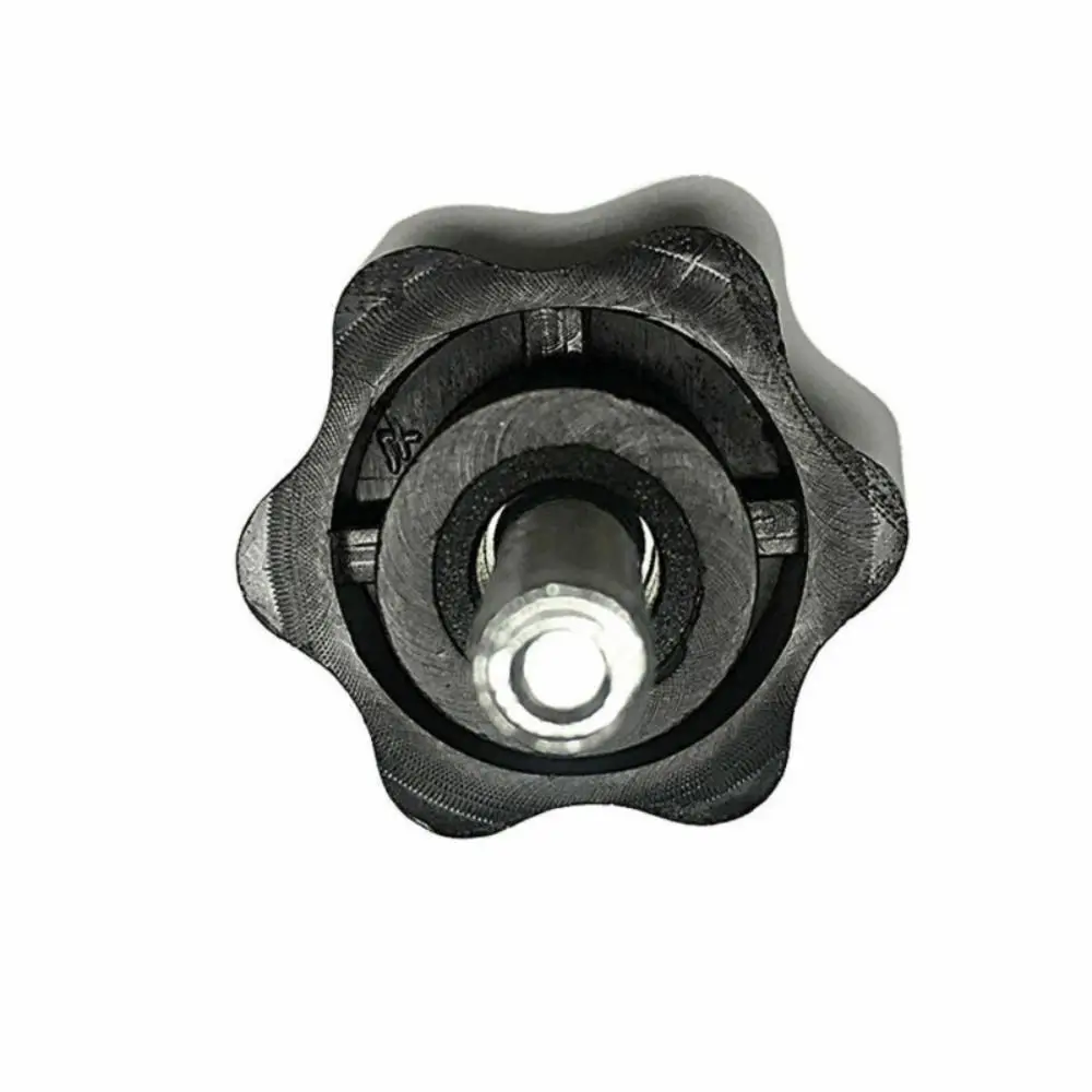 Carbon Steel Black Hex Handle Screw Knob