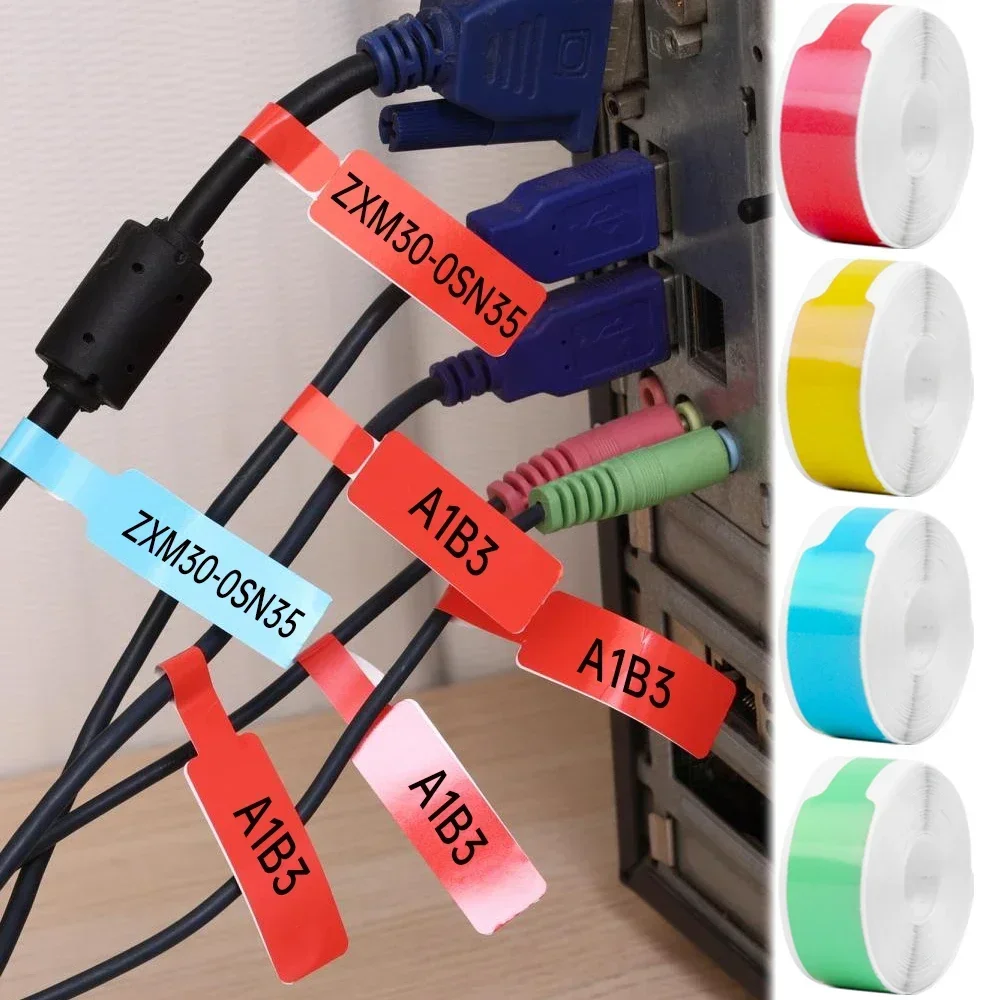 SteveStickers - Etichette autoadesive colorate, rotonde per codici di