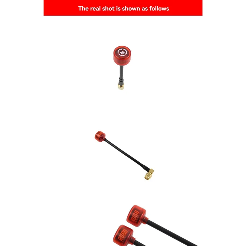 L93A-2PCS FPV 5.8G Antenna RHCP Antenna VTX VRX Long Range Connector Adapter For RC FPV Drone Goggles