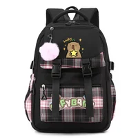 Kawaii Unisex Waterproof Backpack Large Capacity Teens College Bag School Travel Laptop Daypack  Men Women Stylish Durable