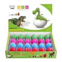 SUNAPO 24pcs medium crack dinosaur egg hatching eggs dinosaur birthday decoration dinosaur party decoration Easter basket filler 1