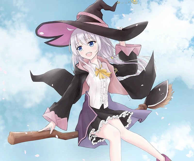 Wandering bruxa a viagem de elaina anime traje elaina personalizar cosplay  festa de halloween conjunto bolsa de ombro - AliExpress