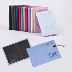Personalized Customized Passport Cover Holder Case With Names Women Men Travel Unique Customized Passport Cover Holder Cases