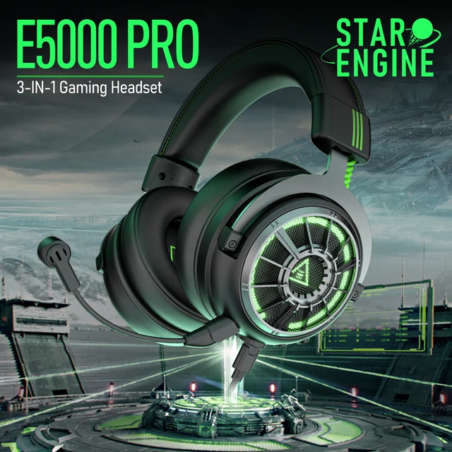 EKSA StarEngine Pro E5000 Pro 3in1 Gaming Headset Gamer , wired Gaming  headphones for PC/PS4/PS5/Xbox - Aliexpress