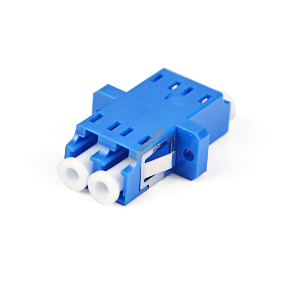 Fiber Optic Connector Adapter LC/UPC SM Flange Singlemode Simplex LC-LC UPC Coupler 50pcs/lot Special to Brazil fiber optic adapter