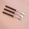One Set Stainless Steel Oil Painting Knives Artist Crafts Spatula Palette Knife Oil Painting Mixing Knife Scraper Art Tools 7Pcs 5