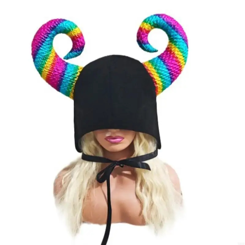 Cosplay Kostüm Teufel Horn Frauen Party Halloween Feier Eimer Y08E – Detail 7