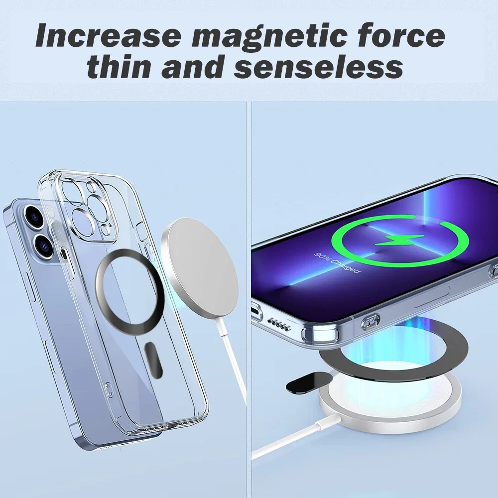 Enhanced Wireless Charging Magnet Sticker Plate with Strong Magnetic Grip