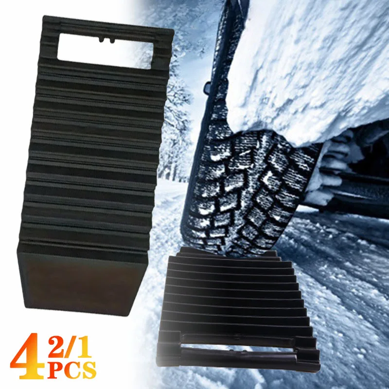 Universal Car Wheel Anti Skid Pad Tire Ladder for Snow Ice Portable Emergency Devices NonSlip Emergency Tire Traction Mat Plate