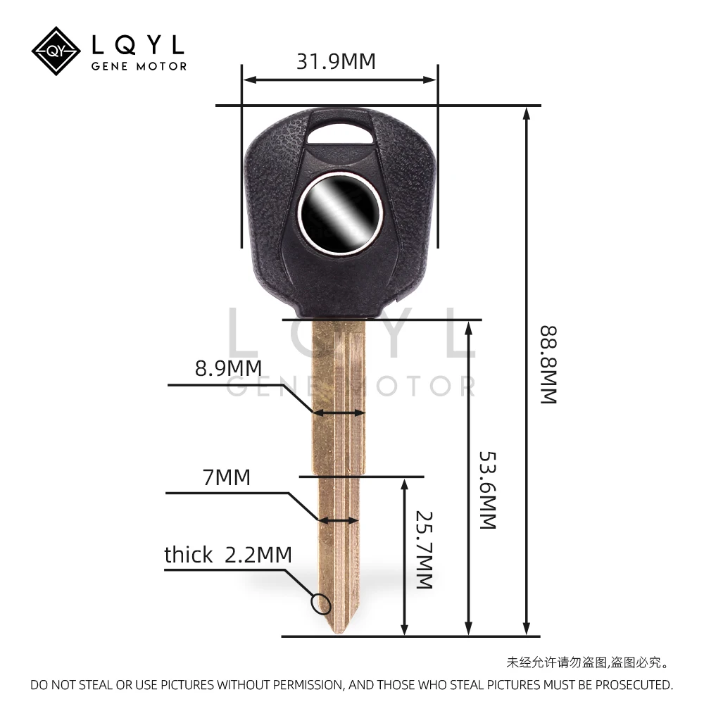 Motorcycle Keys for Honda CB600 etc.