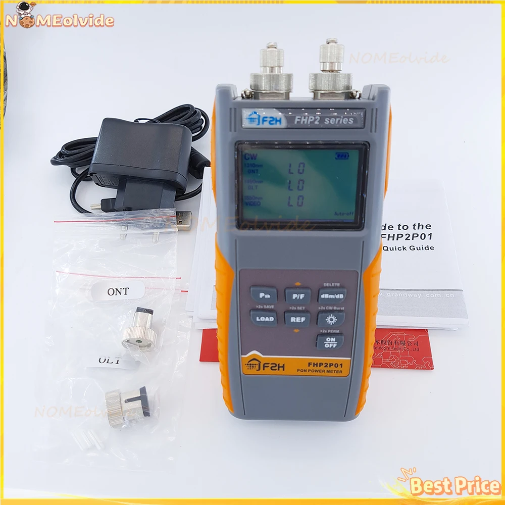 

Promotion FHP2P01 Grandway PON Optical Power Meter for EPON GPON xPON, OLT-ONU 1310/1490/1550nm High Quality
