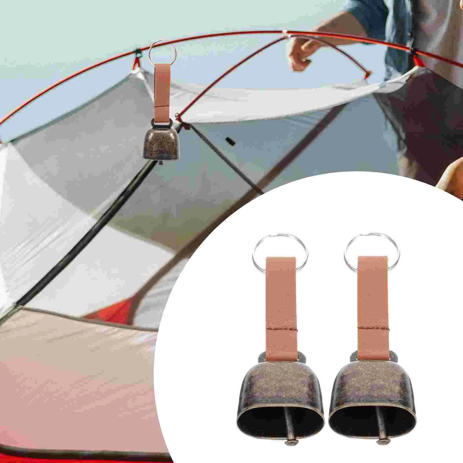 

2 Pcs Bear Repelling Bell Bells for Hiking Ornaments Camping Climbing Outdoor Cattle