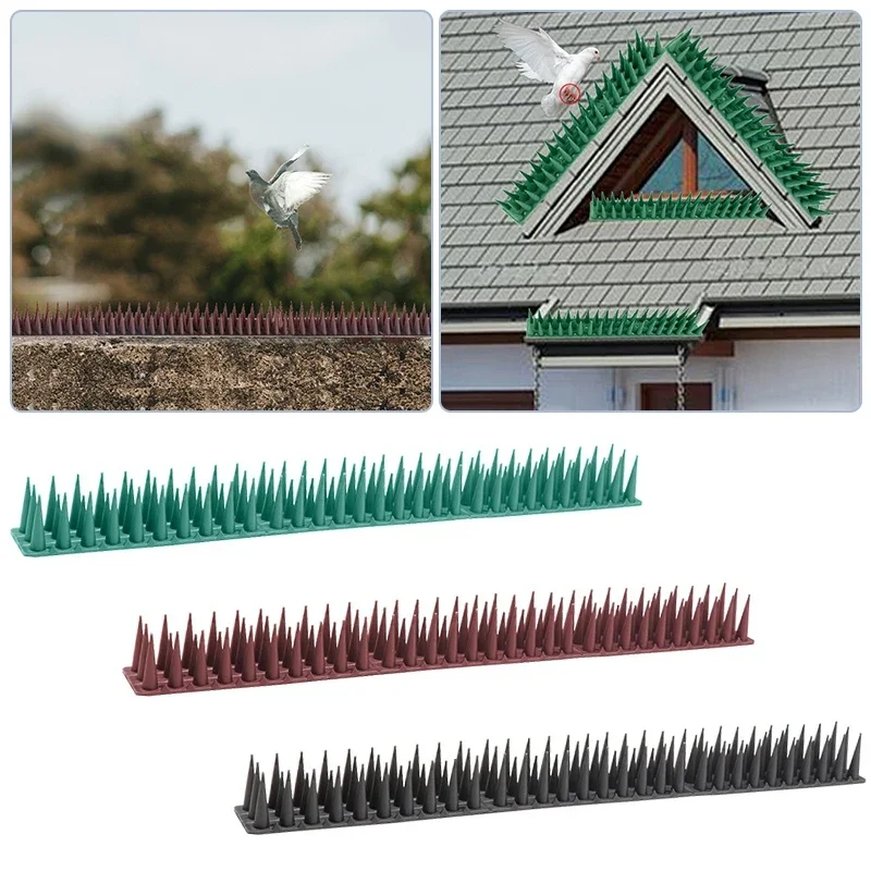 Plastic Bird And Pigeon Spikes Stainless Steel Bird Repeller Plastic Anti Cat Anti Pigeon Birds Repellent Spikes Pest Control - Image 2