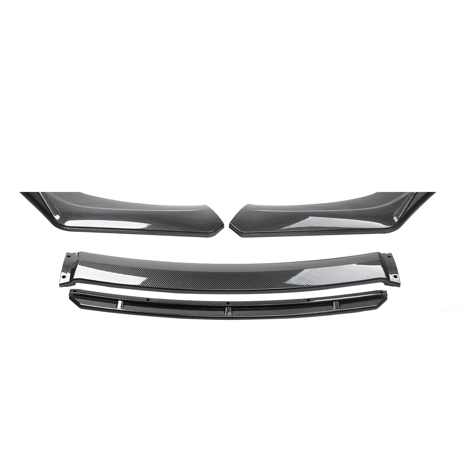 フロントバンパースポイラーSonatas 2020 Hyundai 2020年 新しい3pcの唇の偏向器の唇ディフューザースプリッタ保護カバーのトリム 1 フロントリップ 用 ヒュンダイ 用 ソナタ 2020 フロントバンパーリップ