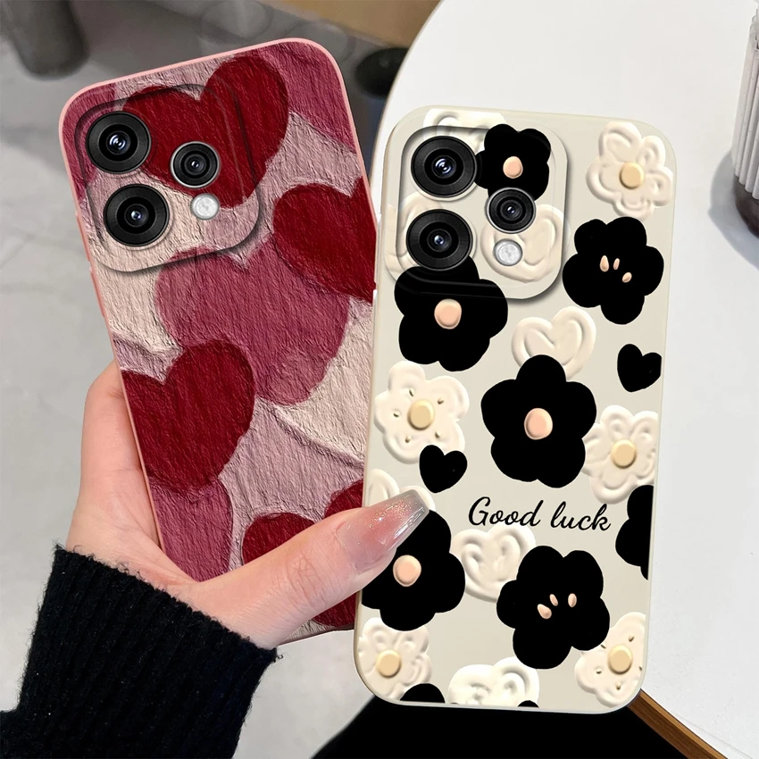 Elegant Floral Soft Silicone Lightweight Case