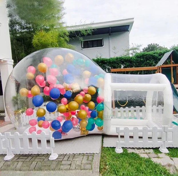 

Inflatable Bubble House Customized Outdoor Performance Rental Transparent Commercial Grade Waterproof PVC Tent with Hair Dryer