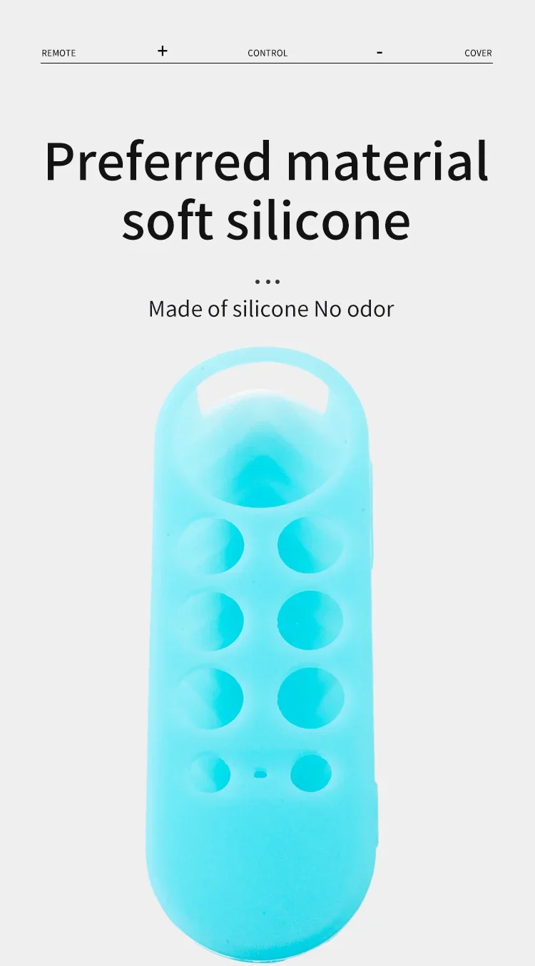 Silikon-Schutzhülle für Smart-TV-Fernbedienung, speziell für Google Chromecast, rutschfeste, weiche, langlebige, stoßfeste Abdeckung – Detail 5
