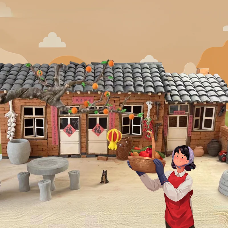 

Brick DIY Building Building Wall Building Toy Sand Tray Landscaping Brick Real Brick Material
