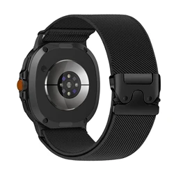 Nylon Parachute Sport Strap Bracelet in Multi - Size Options for Galaxy 8classic 47mm (Black - black)