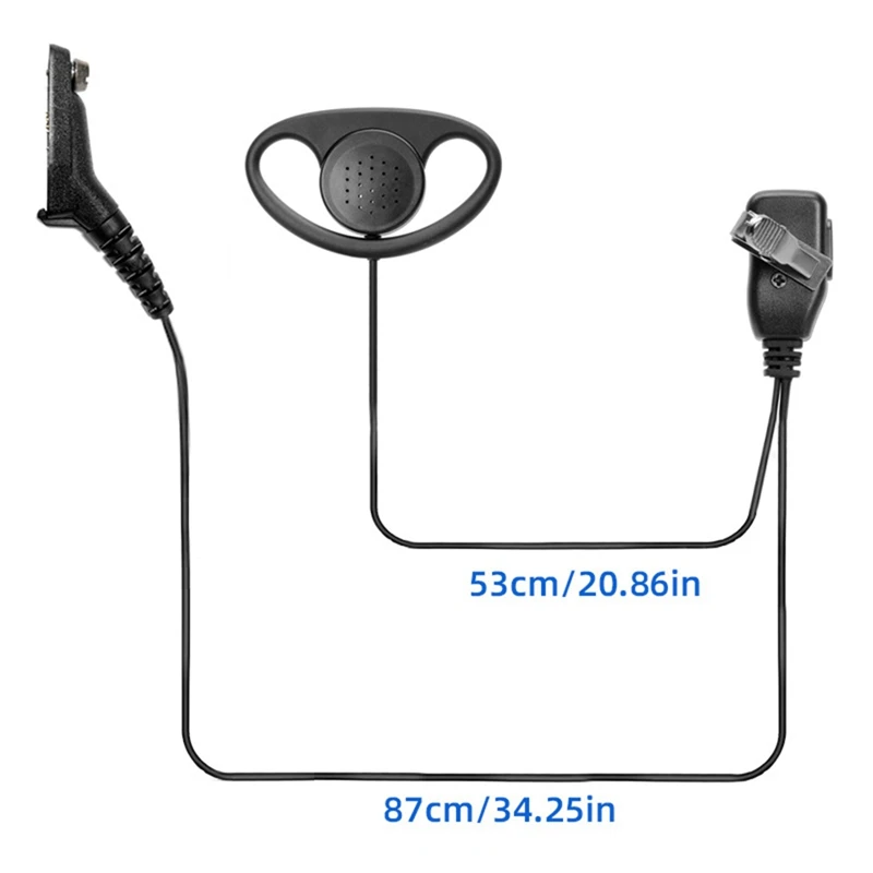 Ptt Earphone Earphone With Microphone For Motorola Xir P8268 P8260 P8600 P8608 P86608 Walkie-Talkie Earphone 5