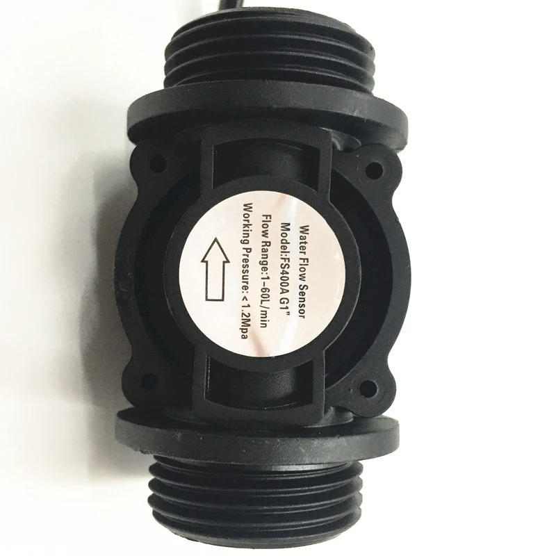 3.524vdc New Fs400a G1"rate 160 L/min Water Plastic Hall Flow Sensor