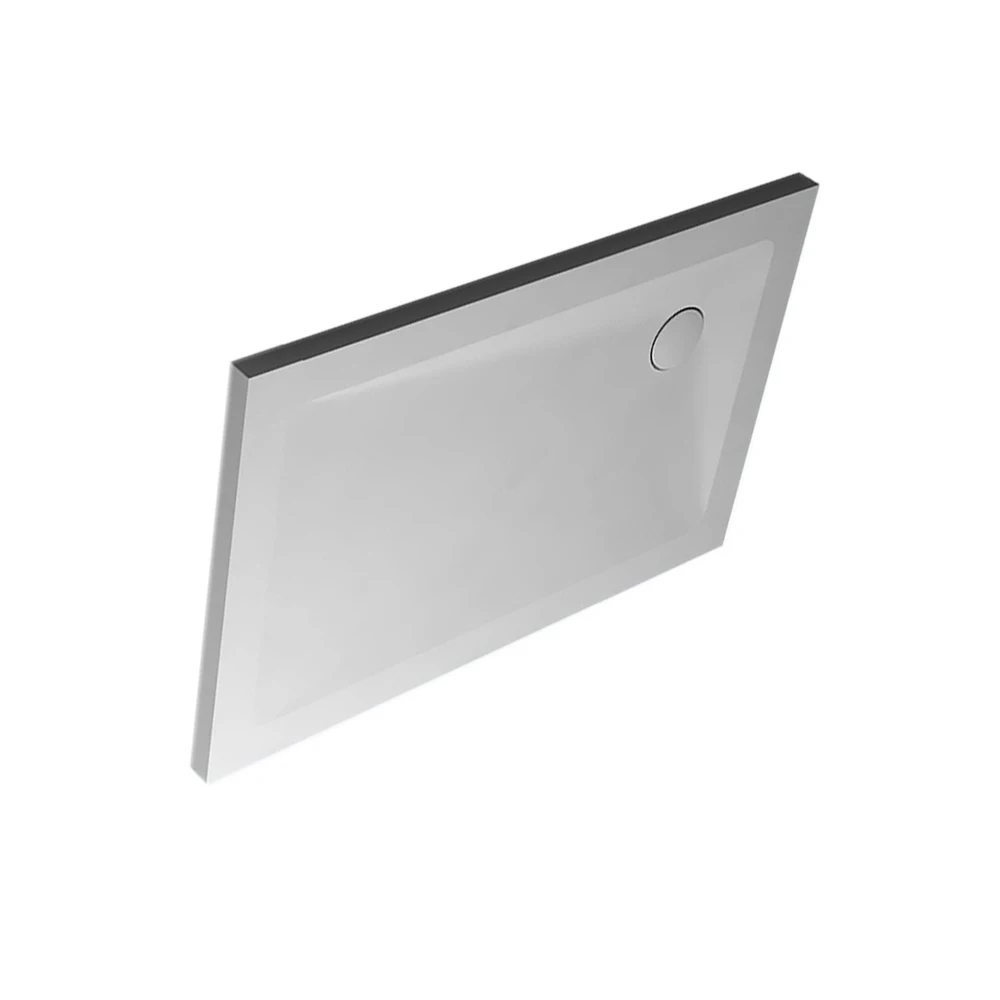 1200X800X50mm Solid Surface Resin Rectangular  Tray Ultra-thin Artificial Stone Glass Enclosure Cabin Shower Pan WD04106