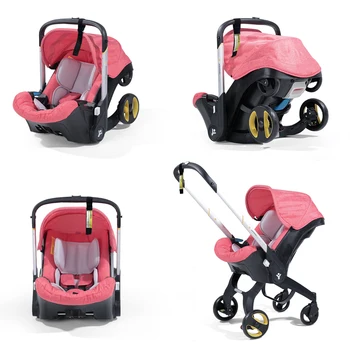 Lightweight baby stroller, adjustable handle, can be pushed in both directions, foldable handcart, suitable for traveling and sh 1