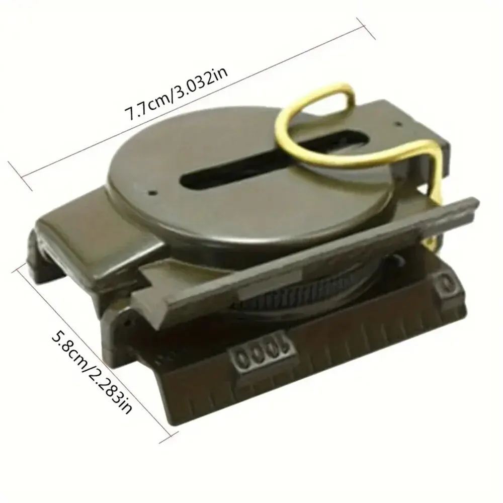 Multifunctional survival compass waterproof portable outdoor camping hiking travel navigation