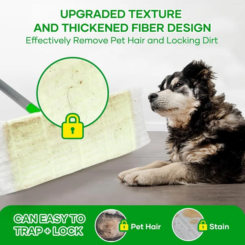 thumbnail image 2 of Swiffer Swiffer Sweep + Mop, Dry Pads Refill, Floor Cleaner, Cleaning Cloths, La 2 of 12