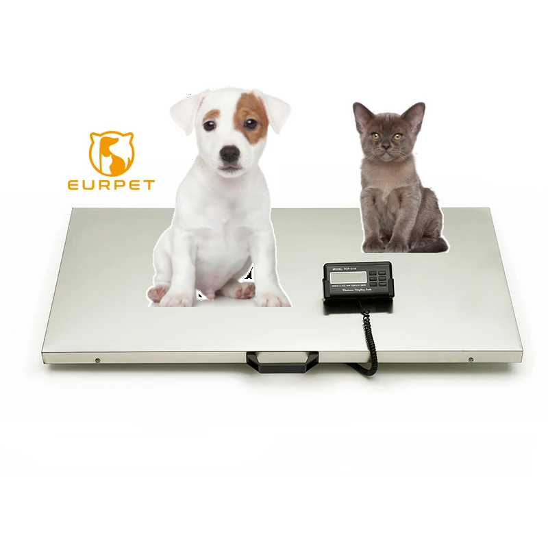 

EURPET Hot Sale Veterinary Hospital Vet Weighing Tool Dog Weighing Scale 300kg for Animal