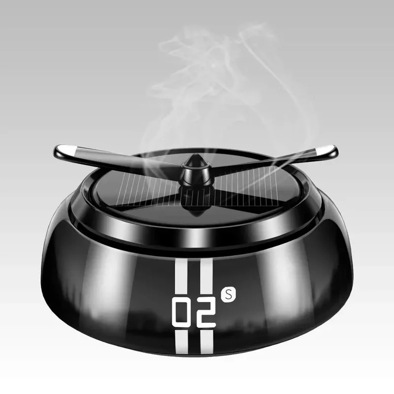 

New Arrival Solar Energy Solar Auto Rotating Air Freshener Car Fragrance Suspension Rotating Car Solid Perfume Car Air Purifier
