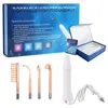4 In 1 Electrode Wand High Frequency Electrotherapy Glass Tube Beauty Device Acne Spot Remover Facial Anti Wrinkle Skin Care Spa 6