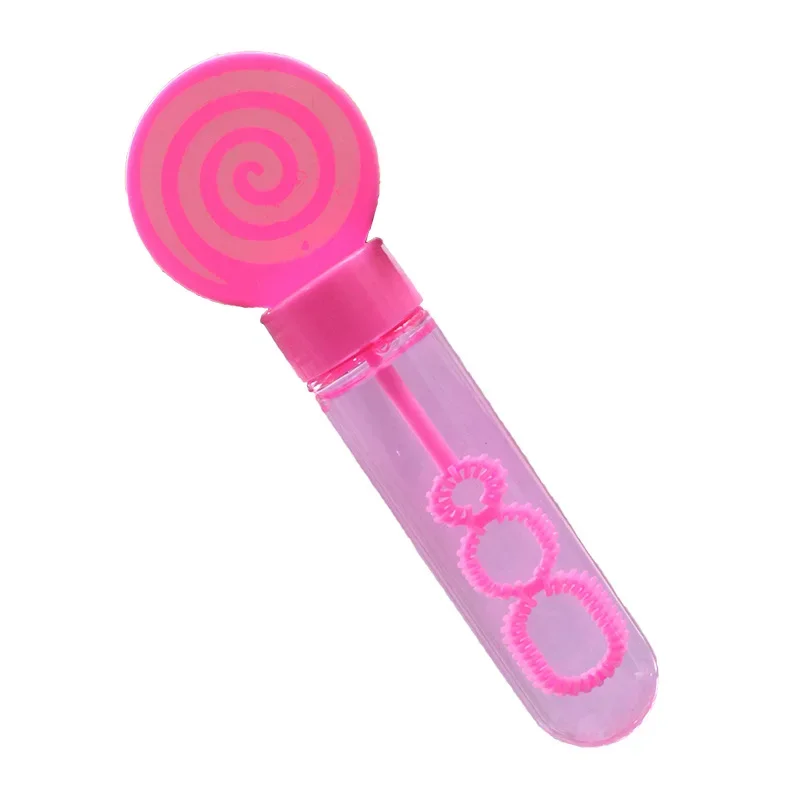 20pcs Kids Heart Lollipop Mini Bubble Wand Party Favor Toy Bath Time Gifts Girls Birthday-Not Included Water