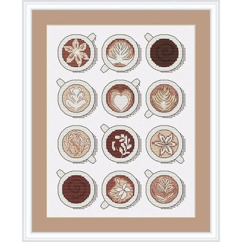 

ZZ2275 For Needlework Kit NOT PRINTED Cross stich Painting Set Cross Stitch Kits Cross-stitch Embroidery Set Stitch Kits Cross