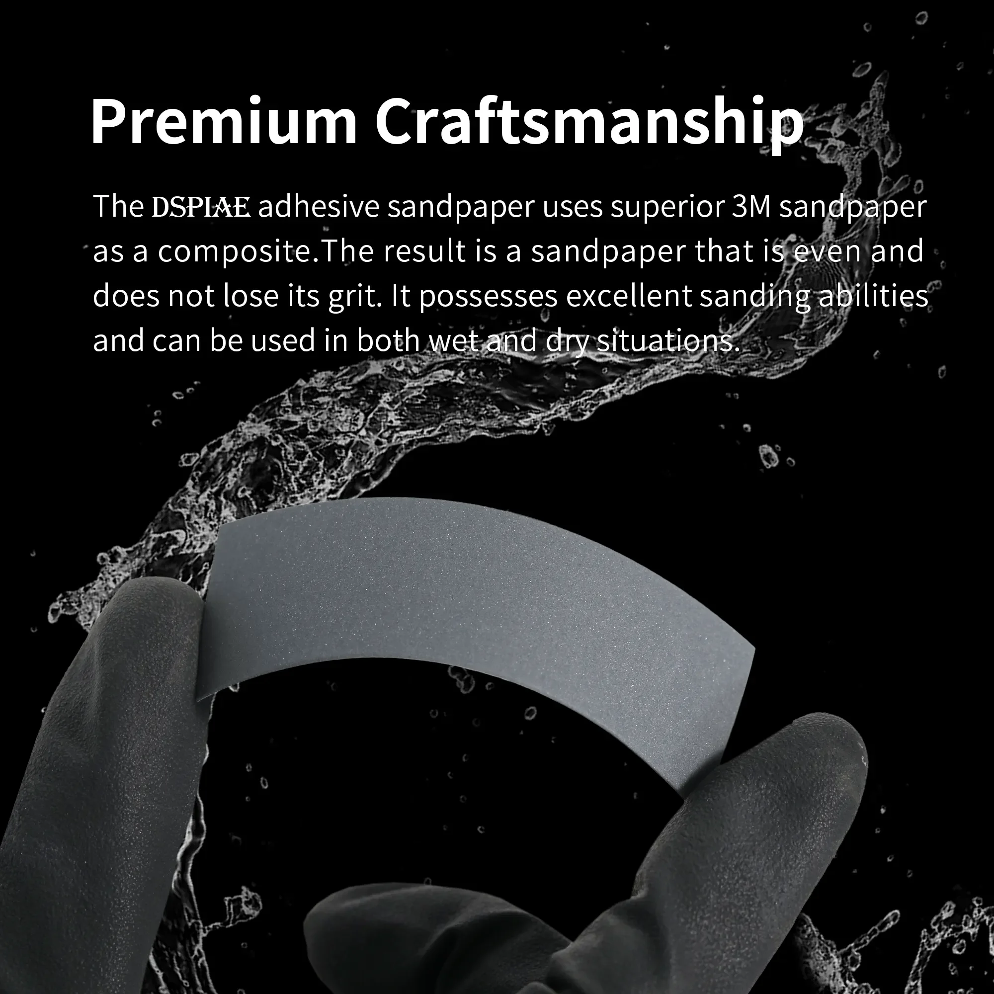 DSPIAE SP-S Pre-Cut Self Adhesive Sandpaper And Storage Box For Gundam Military Model Making Hobby Sanding Polishing DIY Tool 4
