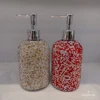 Bling Diamond Hand Sanitizer Bottle 500ml Glass Bathroom Soap Shampoo Shower Gel Dispenser Liquid Lotion Refill Press Head Pink 3