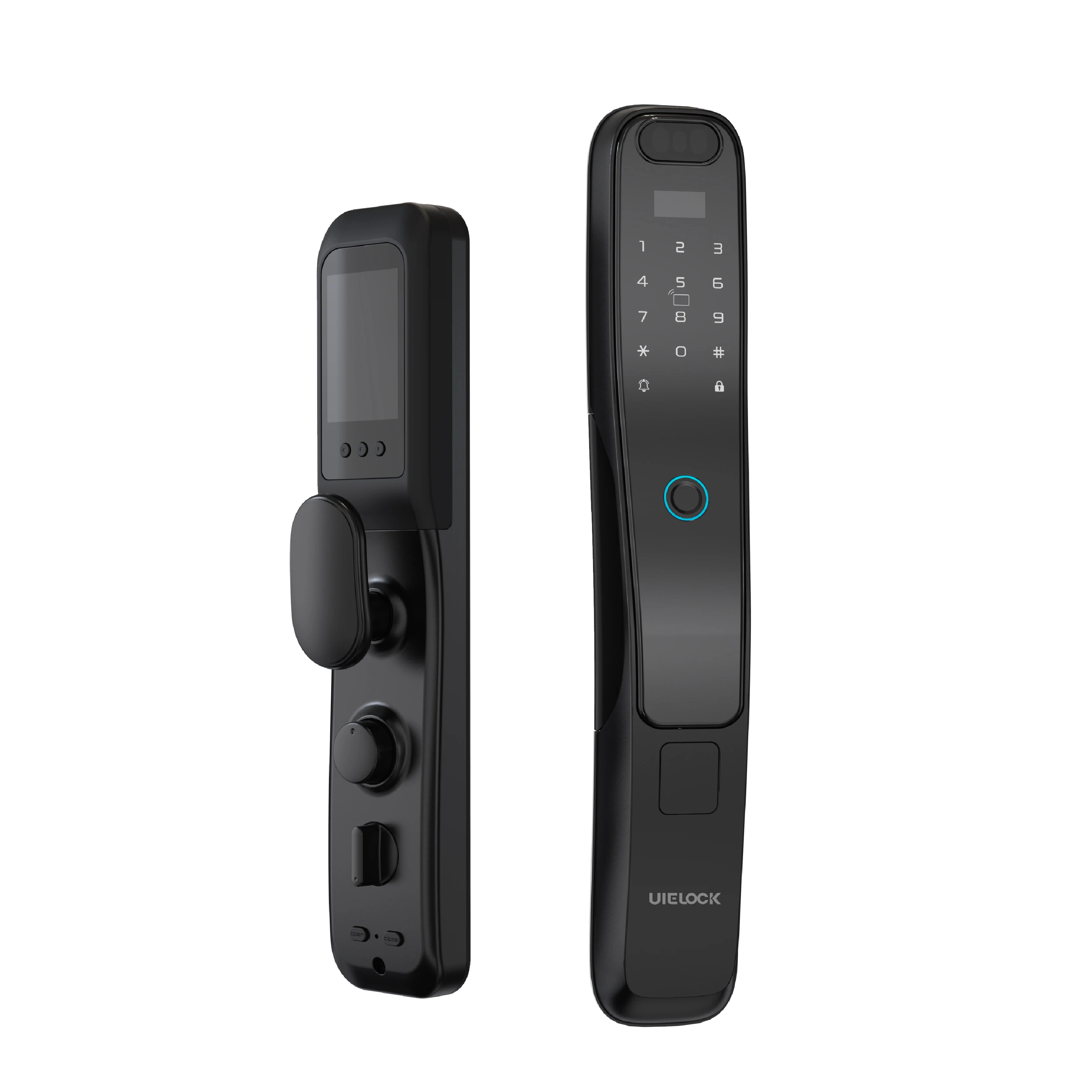 

Smart Door Lock Security Camera Monitor Intelligent Fingerprint Password Biometric Electronic Key Unlock