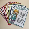 10Pcs Emotional Processing Posters Feelings Chart for Kids Wall Decro Chart Growth Mindset Teacher Teaching Aids Montessori 6