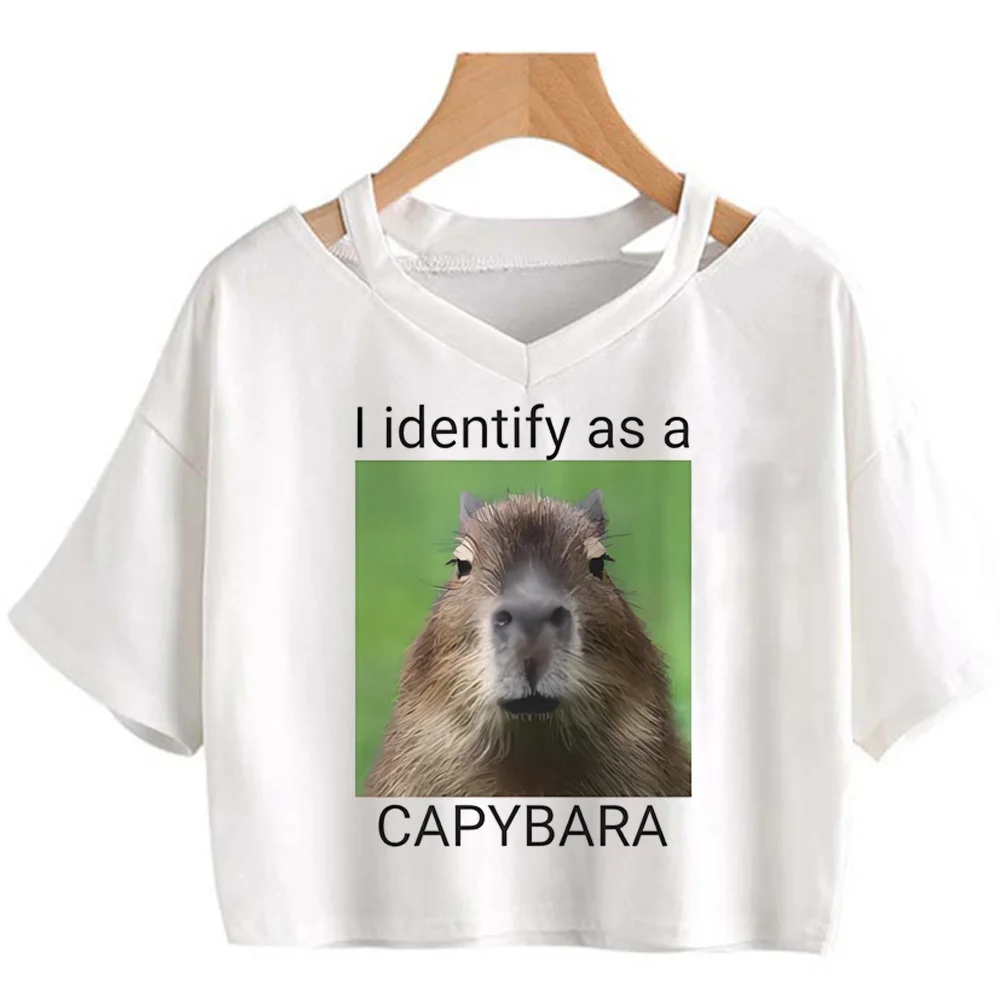 

Capybara t-shirts women Japanese t-shirts female Japanese clothing