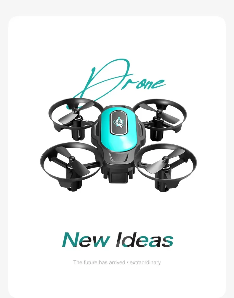 XD2 Mini Pocket toys Crash Resistant 2.4G Four Axis Aircraft 360 ° Rotating Rolling Remote Control Toy Mini Drone Birthday Gift