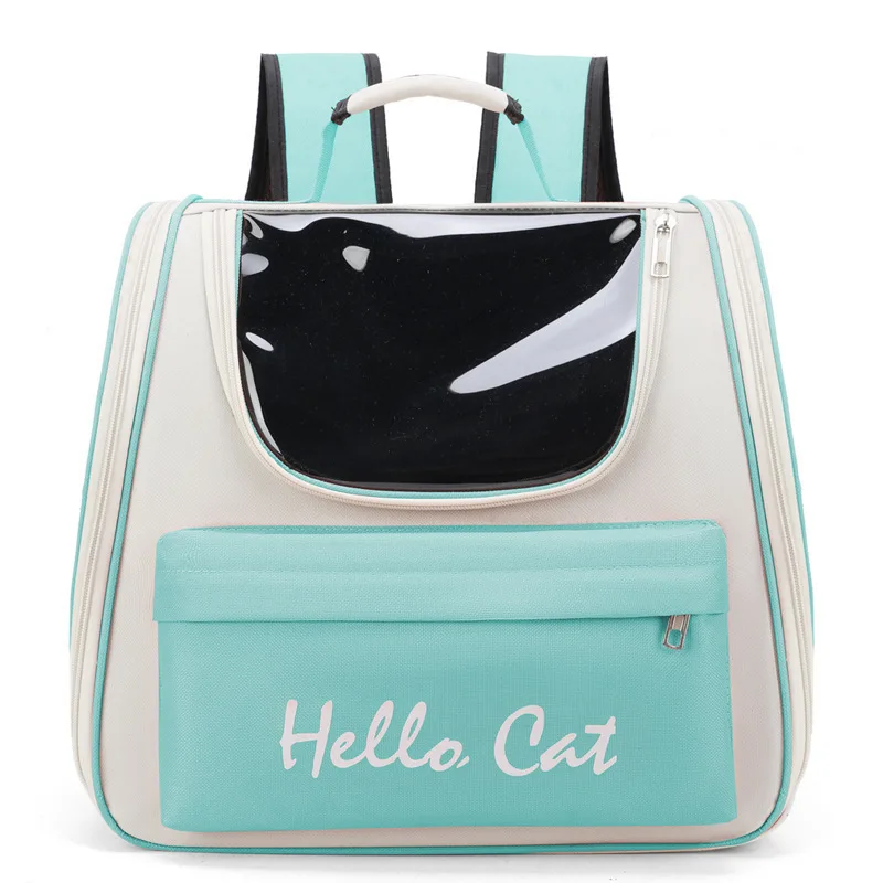 Bolsa para gatos portátil y transpirable de fábrica SOURCE, bolsa para mascotas de tela Oxford resistente a los arañazos, mochila plegable para mascotas, venta al por mayor en stock