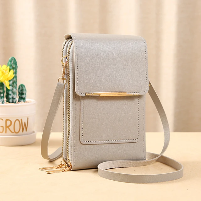 Mini Borsa Tracolla Porta Cellulare Su - Foto 5