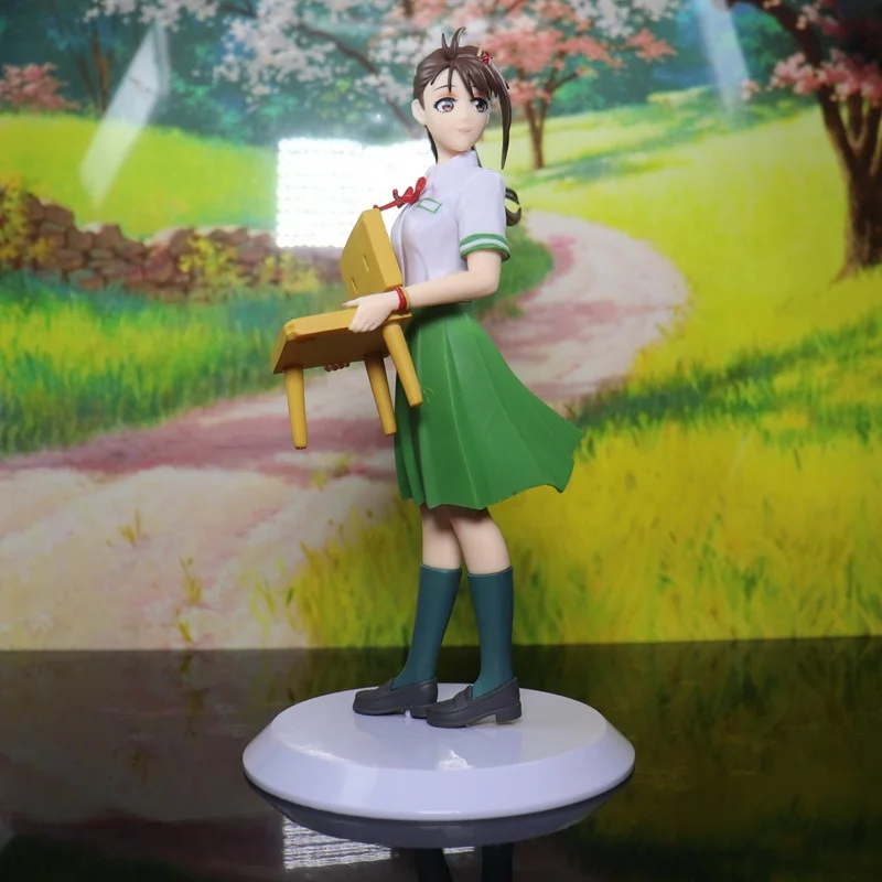 

20cm Suzume Anime Figures Munakata Sota Figurine Tojimari Chair Suzuki Figure Pvc Model Deco Collectible Toys For Boy girl Gift