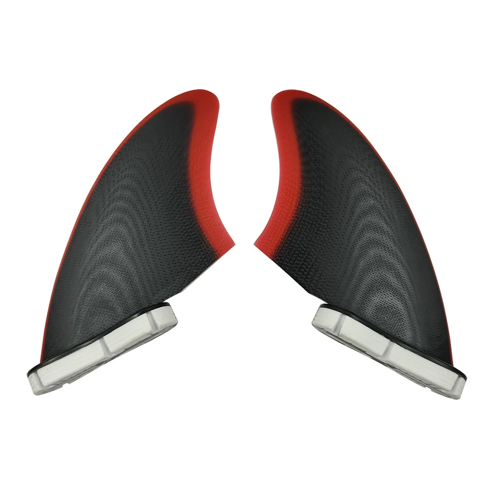 UPUSRF FCS 2 Twin tabs Surfboard Fins Fibreglass Performance Core Keel Twin sets Quilhas Thruster Side Short Board Fins Surfing