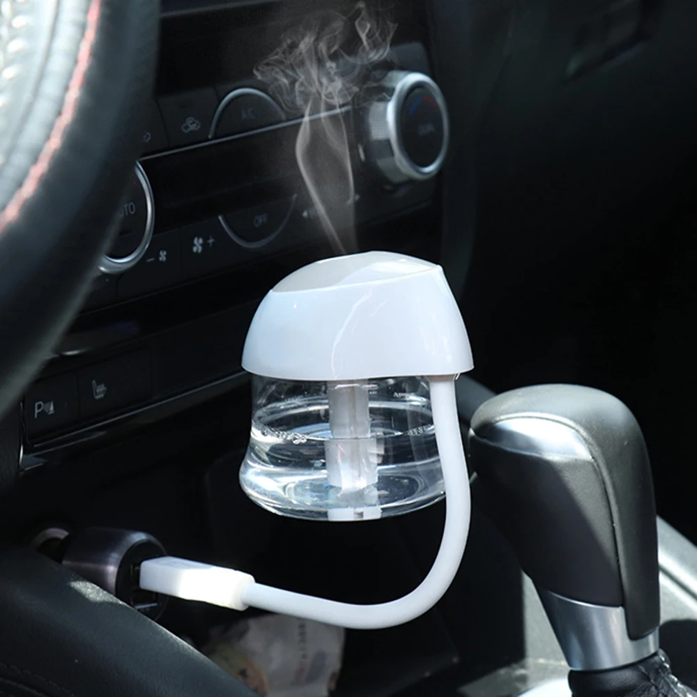 Ultrasonic Air Humidifier Fragrance Aromatherapy Essential Oils Diffuser USB Cool Mist Mini Sprayer Continuous/Intermittent