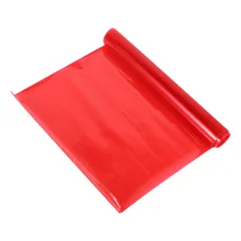  30 ×120CM Self Adhesive Headlights Tail Lights Fog Lights Tint Vinyl Film (Red) 
